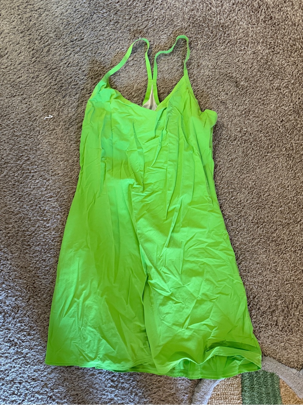 Outdoor Voices Lime Green Exercise Dress